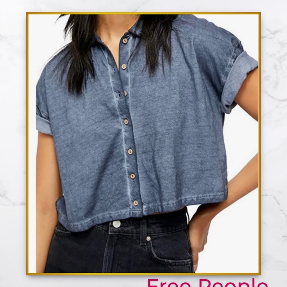 NWT Free People Weekend Rush Top